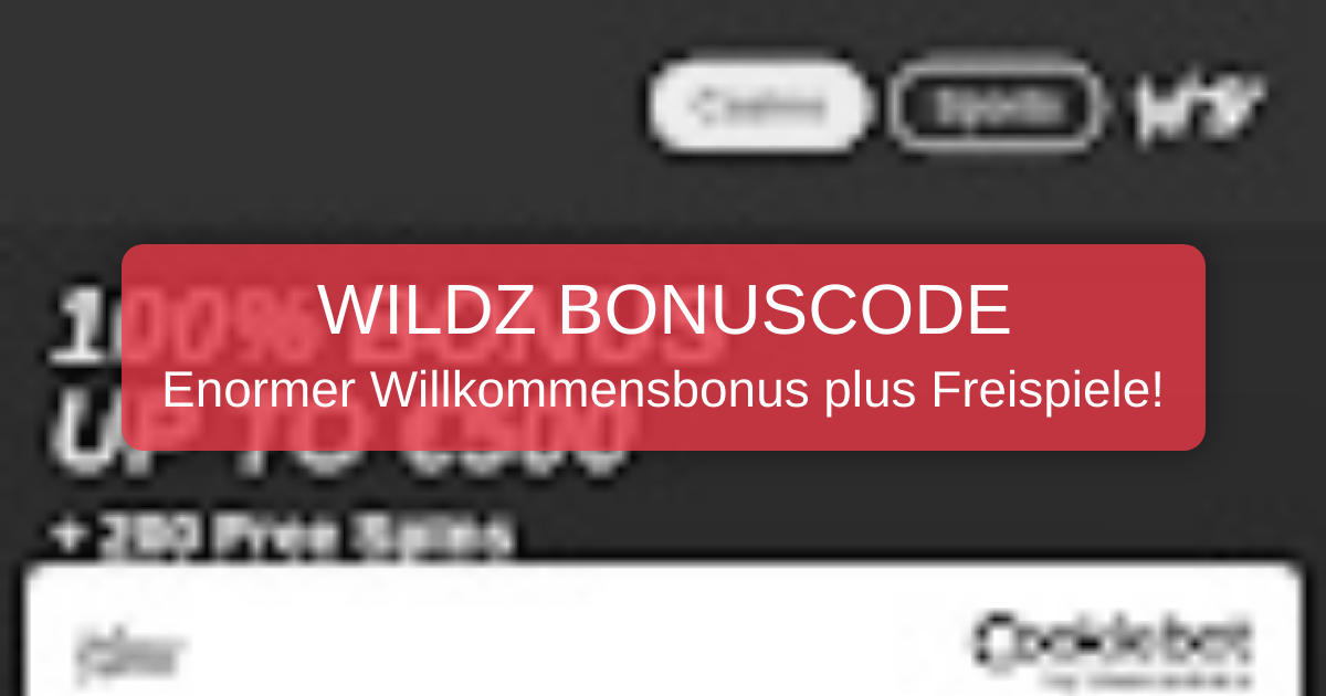 wildz bonus code